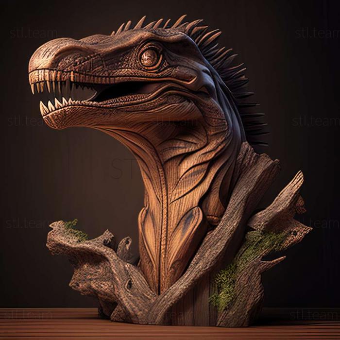 3D модель Дромеозавроиды (STL)